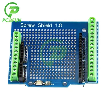 Прототип платы расширения Proto Screw Shield в сборе 1.0 для Arduino Кнопка сброса с открытым исходным кодом для макетного терминала