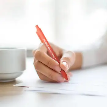 5шт Портативная ручка для подписи с удобным захватом, не выцветающая Ручка для написания домашних заданий студентами
