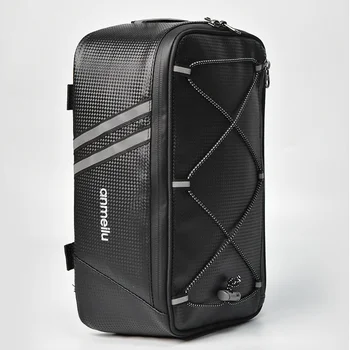 7-литровая велосипедная сумка для задней стойки, многофункциональная сумка для багажника велосипеда, водонепроницаемые аксессуары для велосипеда из искусственной кожи