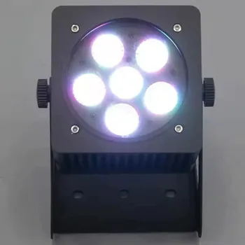 6в1 LED Par Light APP Wifi Control Перезаряжаемый Беспроводной Аккумулятор Led Uplight С Зарядным Кейсом PLS-P618
